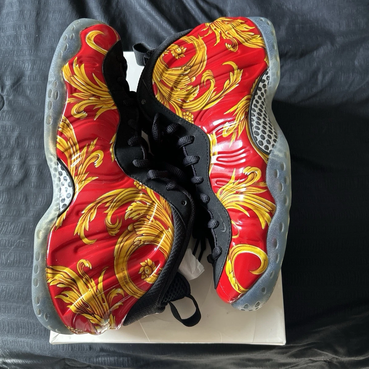 Nike Supreme x Air Foamposite One SP Red | eBay