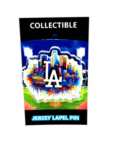 Los Angeles Dodgers lapel pin-" NEW "- ARTWORK -Dodger Stadium/City Skyline - Picture 1 of 1