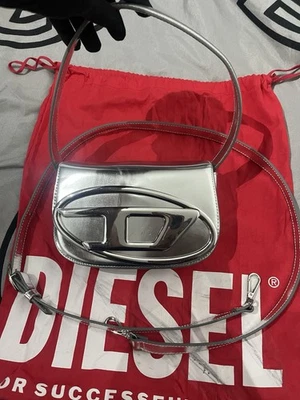 Diesel 1DR Metalic silver Bag Authentic - Image 1 of 4