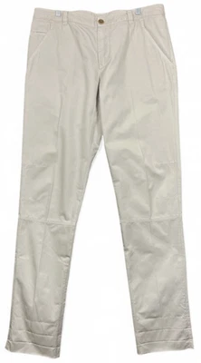 Brunello Cucinelli Pants Mens 54 36x35.5 Beige Chino Cotton Straight Leg Italy - Image 1 of 4