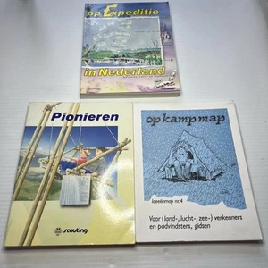 Scouting Nederland 3 libri tascabili olandesi cartella da campeggio, pionieri e top scadenza BO-412 - Foto 1 di 15