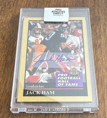 Pro Athletes Direct Jack Ham Signed Auto Steelers HOF - Image 1 of 4
