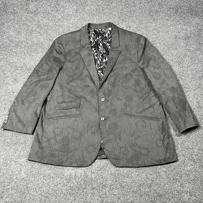 Robert Graham Blazer Mens 50 Gray Classic Fit Wool Blend Sport Coat Jacket - Image 1 of 4