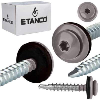 Bauernschrauben GTFP Panhead 4,8x35mm RAL 9007 - Bild 1 von 4