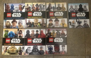 Star Wars Lego Disney Collectors Books Set Of 7 HC Imperial forces Rebels Clones - Picture 1 of 1