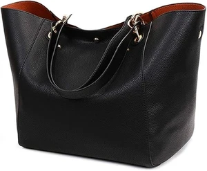 Pahajim Handtaschen für Frauen große Beuteltasche PU Leder wasserdicht Handtasche Schulter - Bild 1 von 6