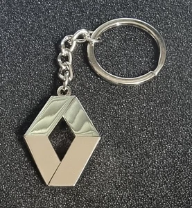 Renault Schlüsselanhänger Logo (02) silbern - Maße 29x37mm - Bild 1 von 1