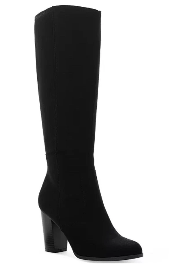 Женские сапоги для верховой езды Style&Co ADDYYF до колена черные микроцвет РАЗМЕР 10 W - Изображение 1 из 4