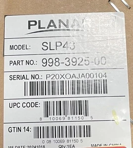 New Planar SLP43 43" 4K LCD Display 998-3925-00 Signage Display - Picture 1 of 5