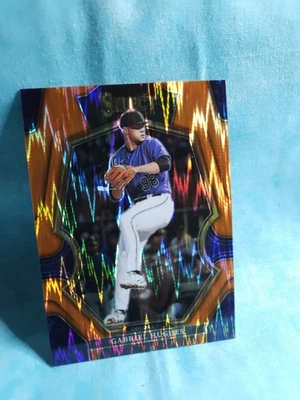 2023 Panini Select - Premier Level Gabriel Hughes #159 Orange Flash Prizm (RC) - Image 1 of 2