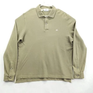 Southern Tide Polo Shirt Mens Large Olive Green The Skipjack Long Sleeve Cotton - Picture 1 of 12