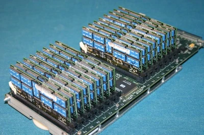 HP SERVER MEMORY RAM MODULE VINTAGE 4096MB HP3000 256MB X 16 1999 11001-02 GOLD - Image 1 of 4