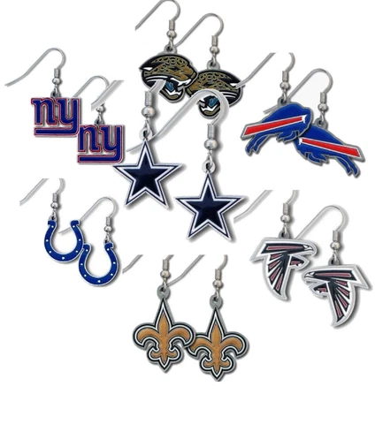 NFL DANGLING EARRINGS -CUTE-----YOUR FRIENDS WILL WANT ONE Cover