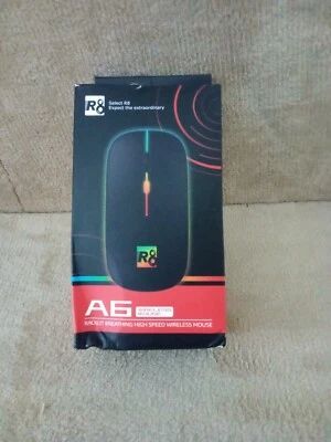 R8-A6 Wireless Charging Mouse (USED) Metal Silver - Image 1 of 4