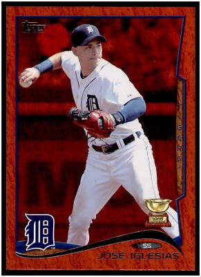 2014 Topps #653 Jose Iglesias Red Foil - Image 1 of 2