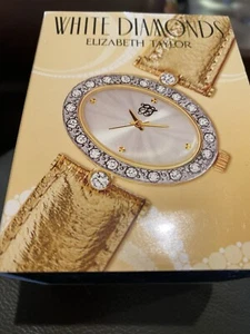 Elizabeth Taylor White Diamonds Watch - New - Picture 1 of 5