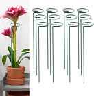 12 Pack Plant Support Stakes, Garden Single Stem Flower Support Stick Metal Amar