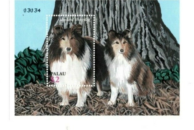 Palau 2002 - Perros - Hoja de estampillas de recuerdo - Scott #682 - MNH Foto 1 de 1