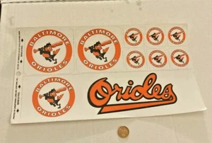 Vintage Baltimore Orioles Lay's & Ruffles Chips Sticker Sheet Rare NOS - Picture 1 of 2