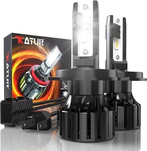 KATUR H4 Bombilla Faro LED 80W 16000LM 6000K Blanco Frío Ajustable - Pack de 2 - Imagen 1 de 8