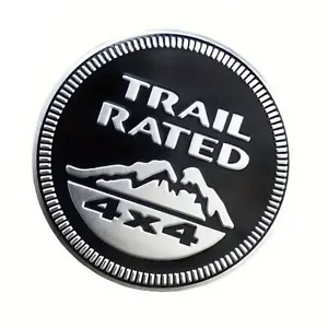 Para Jeep Liberty Wrangler Cherokee Para Trail Rated 4x4 Fender Emblem Logo - Picture 1 of 4