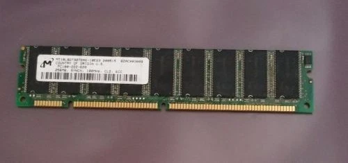 MT18LSDT3272AG-10EG3 LOT OF TEN 256MB SDRAM PC100 16X8 18CHIPS ECC 168PIN - Image 1 of 1