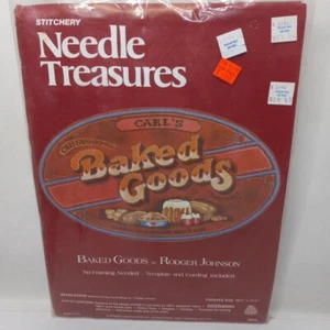 Vtg Stitchery Needle Treasures Rodger Johnson Design 19.5"×11.5" Needlecraft Kit - Picture 1 of 4