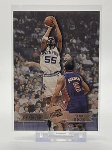 1996 Presseausweis Basketball Karte #7 Lorenzen Wright Memphis Tigers Silver Foil - Bild 1 von 2