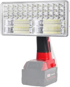 LED Flashlight Compatible with Milwaukee Light 40W 4200LM Cordless Working Light - Picture 1 of 10