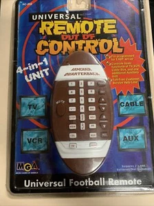 Rc-202 Remote Out Of Control Universal Football Remote Armchair Quarterback - Picture 1 of 5