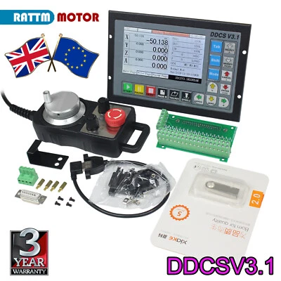 〖UK〗4 Axis CNC Router/Stepper/Servo/Spindle Motor Offline Controller DDCSV 3+MPG - Image 1 of 4