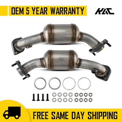 Juego de convertidores catalíticos de 2 piezas para Cadillac CTS 2005 2006 2007 3,6 L y 2,8 L Foto 1 de 4