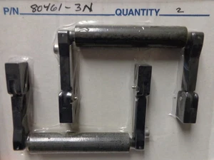 (2) 80461-3N mango de tracción fianza negro aluminio/goma NSN 5340-01-399-6570 - Imagen 1 de 2