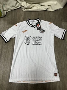 SWANSEA CITY 2021/2022 HOME FOOTBALL SHIRT JOMA SOCCER JERSEY SIZE S ADULT *Read - Picture 1 of 10