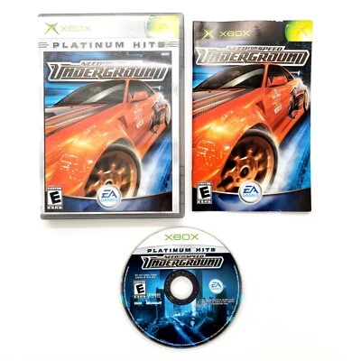 Need for Speed: Underground (Microsoft Xbox, 2003) Completo Probado y Funciona Foto 1 de 4