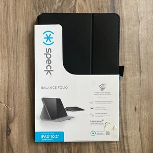 SPECK "BALANCE FOLIO"10.2-IN IPAD 7-8 GEN CASE - BLACK (2019-20) 138654-1050 NIB - Picture 1 of 3