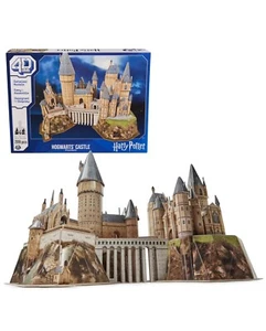 4D Build Harry Potter Hogwarts Castle 3D Puzzle Model Kit Lot Set Display - Picture 1 of 4