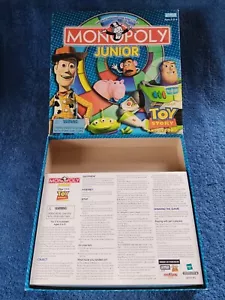 2002 Monopoly Jr Toy Story Game Hasbro Donor Replacement EMPTY BOX ONLY - Picture 1 of 13