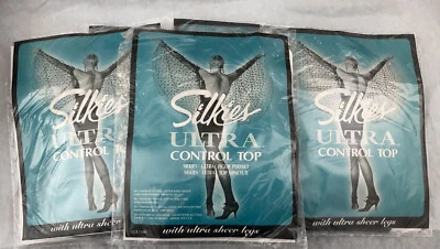 Pantimedias Silkies Ultra Control Top 6 Pares Beige Talla Mediana Foto 1 de 4