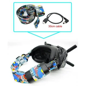 Elastic Head Strap Elastic Band Headband w/ 30cm Cable for DJI FPV Goggles V2 y - Picture 1 of 20