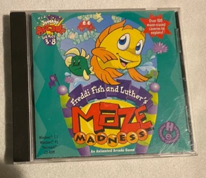 Freddi Fish and Luther's Maze Madness (PC CD-ROM Windows/Mac, 1996) Tested - Picture 1 of 7