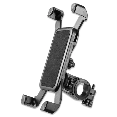 Phone Mount Bicycle Holder Motorcycle Phone Scooter Handlebars Smartphone - Image 1 of 4
