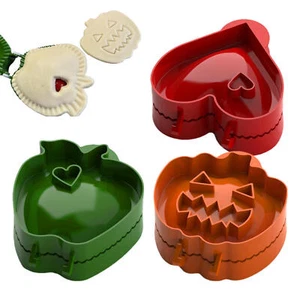 3X Halloween Pumpkin Hand Mini Pie Maker Mold Food Grade Pocket Pie Press Classi - Picture 1 of 10