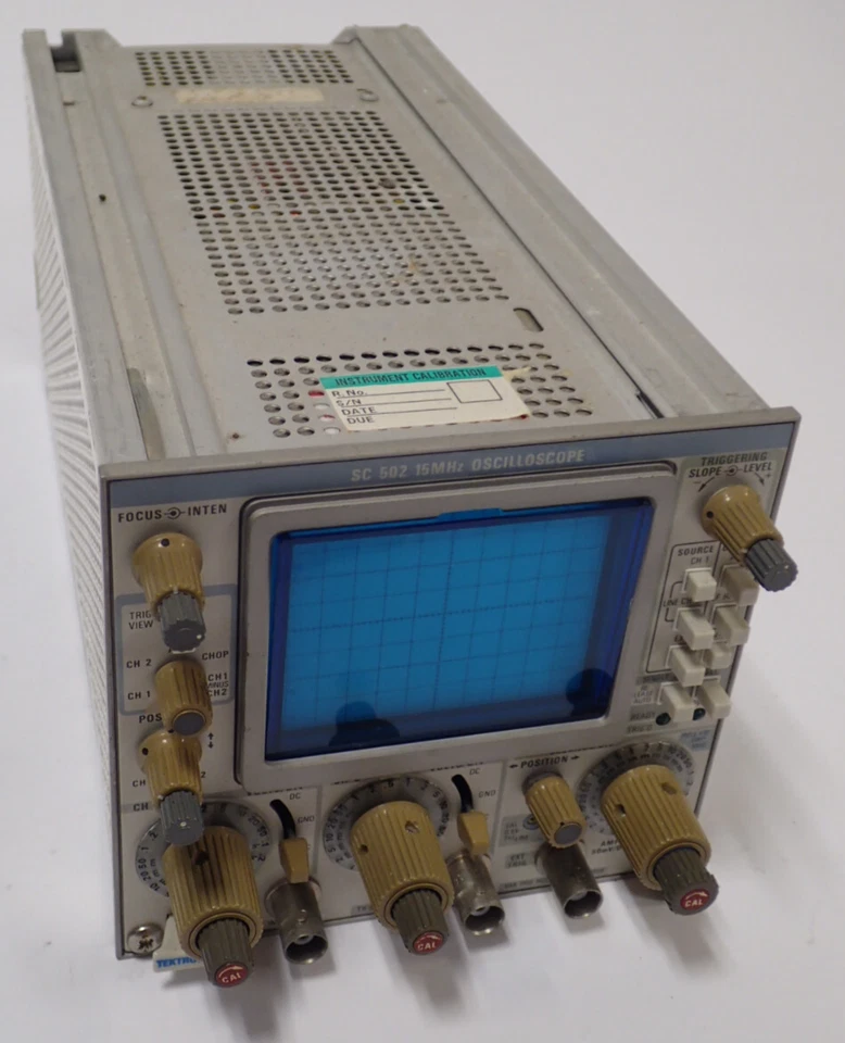 TEKTRONIX SC 502 15MHz OSCILLOSCOPE 2 CHANNEL PLUG-IN MODULE *READ DESCRIPTION* - Image 1 of 4