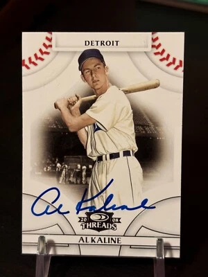 AL KALINE 2008 DONRUSS THREADS #23 AUTOGRAPHED - Image 1 of 2
