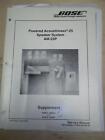 Bose Service Manual~Powered Acoustimass-25 Speaker System/AM-25P~Original