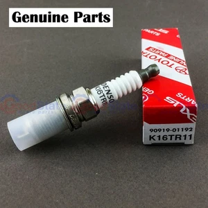 Genuine Toyota Corolla ZZE110 EE111 4E 1.3 Petrol 1ZZ 1.8 Petrol Spark Plug - Picture 1 of 3