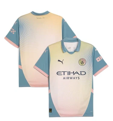 Manchester City Puma 2024/25 Fourth Replica Jersey Cap Men’s NWT  - Image 1 of 3