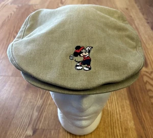 Walt Disney World Golf Newsboy Cap Mickey Mouse Disney Pro Collection Adjust Hat - Picture 1 of 7