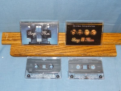 BOYZ 2 MEN TWO AND CHRISTMAS INTERPRETATIONS CASSETTE TAPES - Image 1 of 2